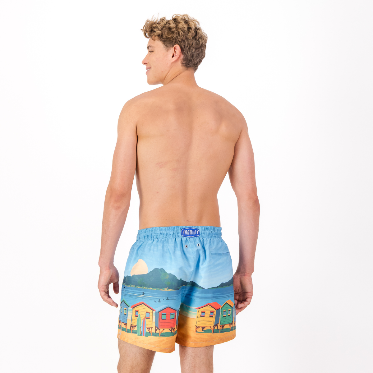 Mid Length Swim Short | Muizies Blue