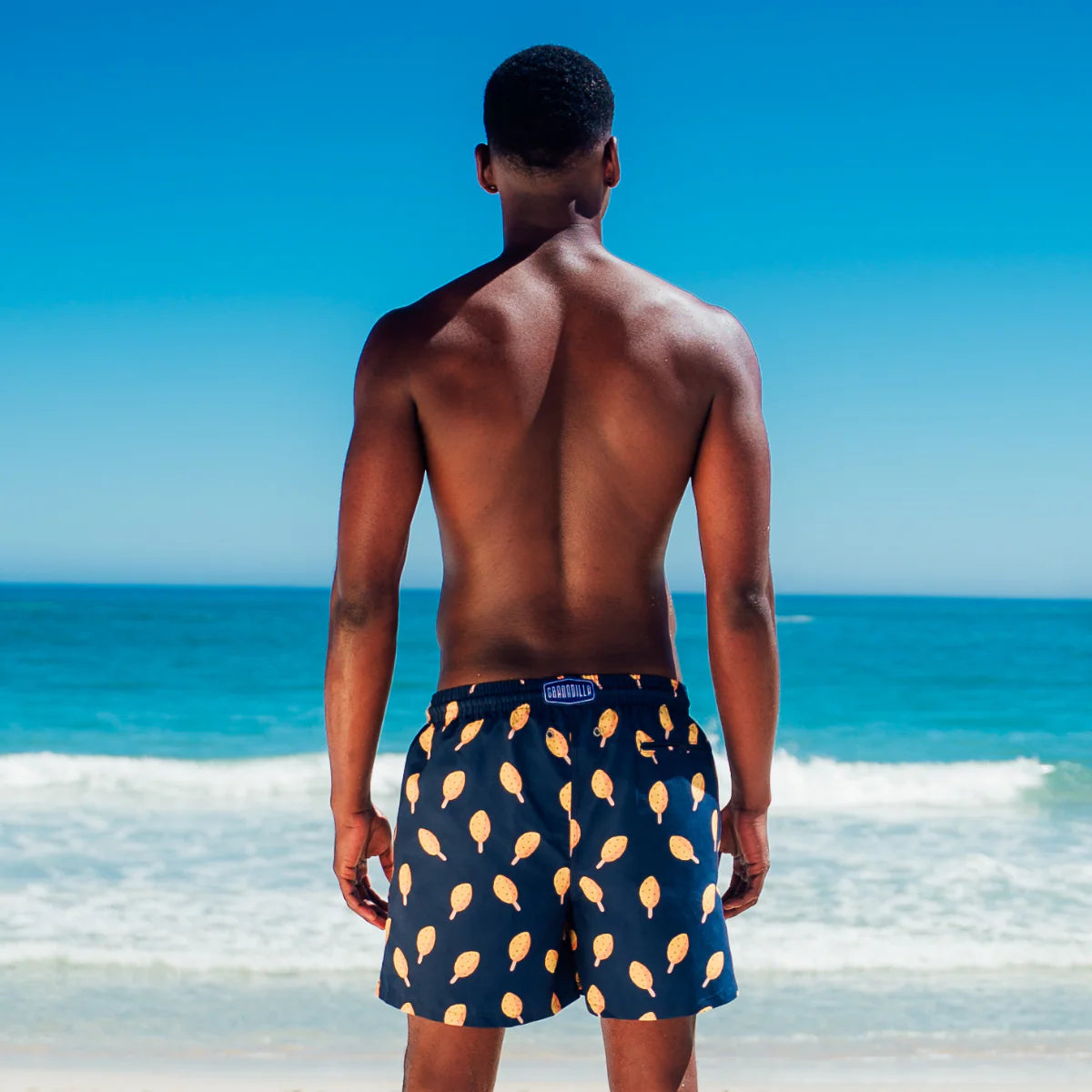 Mid Length Swim Short | Lollies Navy