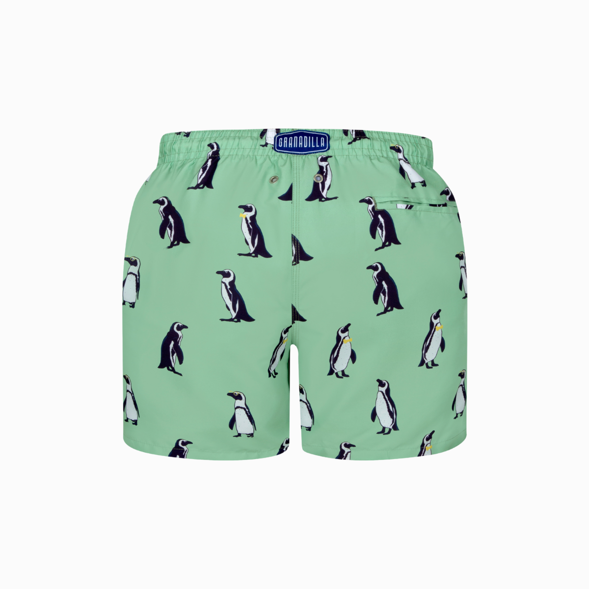 Mid Length Swim Short | Penguins Mint