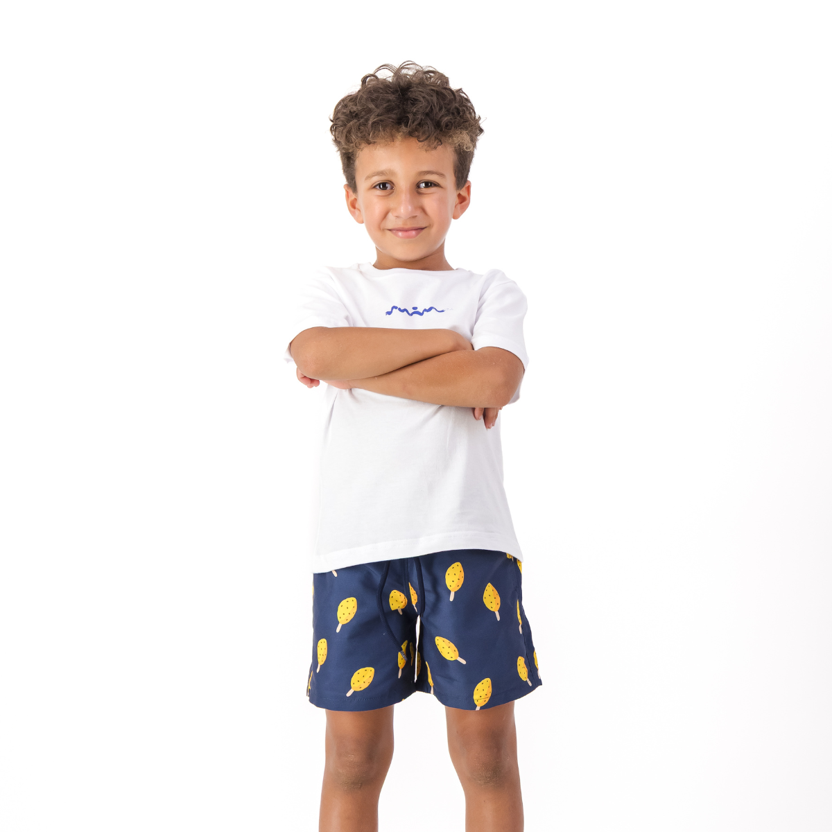 Kids Swim Shorts | Lollies navy