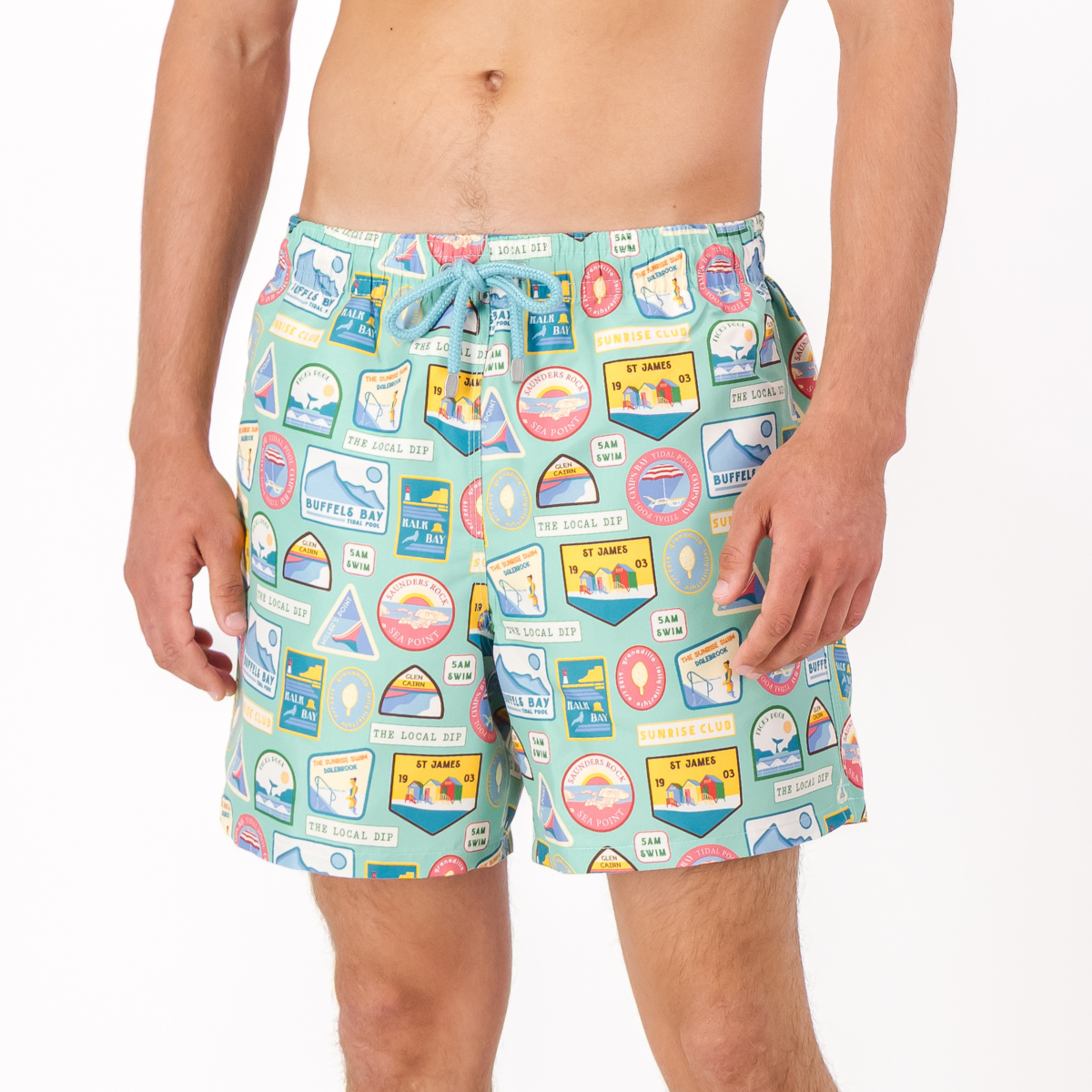 Mid Length Swim Short | Tidal Pool Mint