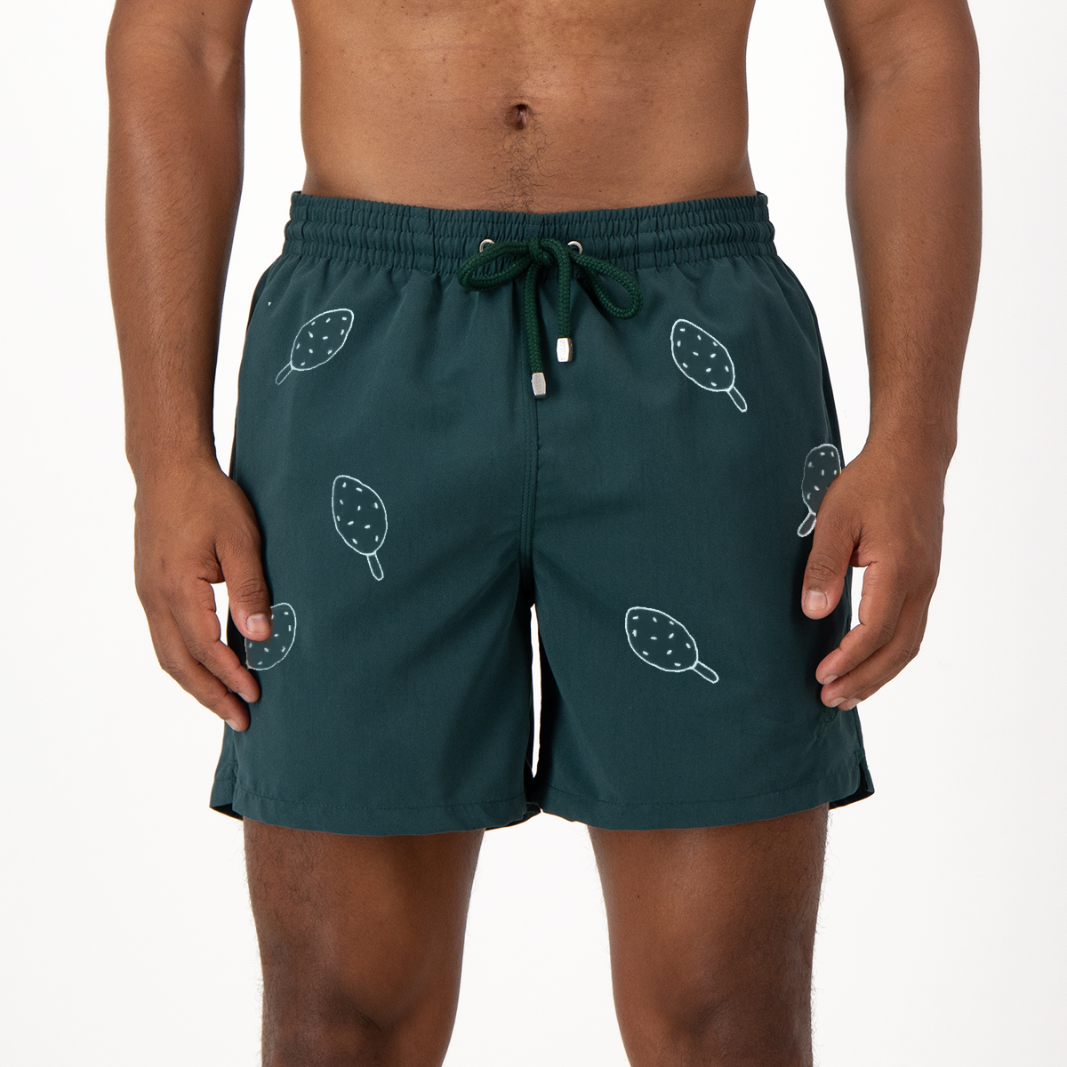Mid Length Swim Short | Lollies Emerald