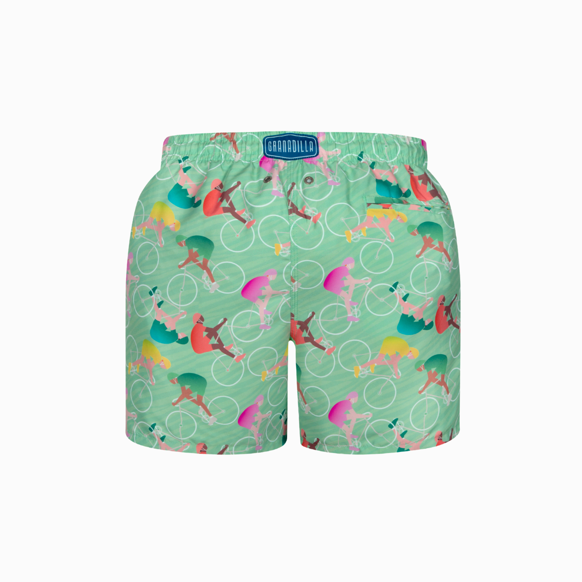 MID-LENGTH SWIM SHORTS | CYCLISTS / MINT